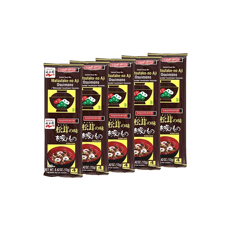Nagatanien Matsutake no Osuimono 4pcs 0.42oz (5 Pack)