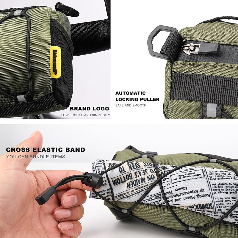 Rhinowalk Handlebar Bag Bicycle, Bicycle Front Handlebar Bag, Bicycle Basket,