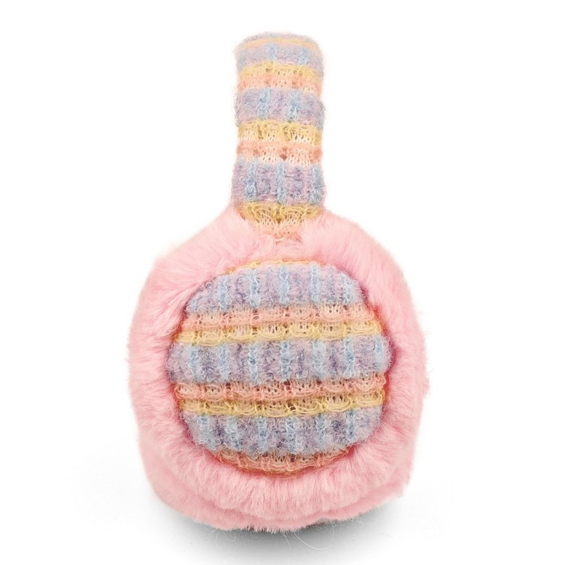Soxbang Kids Ear Muffs, Fluffy, Fleece-Lined, Knit, Earmuffs, For Kids,