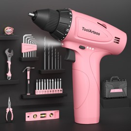 ToolArtess ToolArtess 12V Cordless Drill Set,Power Drill Cordless Driver,Tool Kit with Power Drill,Small Portable Drill for Home Repair, DIY