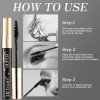 Roseflower Colored Mascara Sets - 12 Waterproof Colors, Pink, Purple,