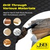 JNB Pro Wood Countersink Drill Bit Set 3 Pieces #6
