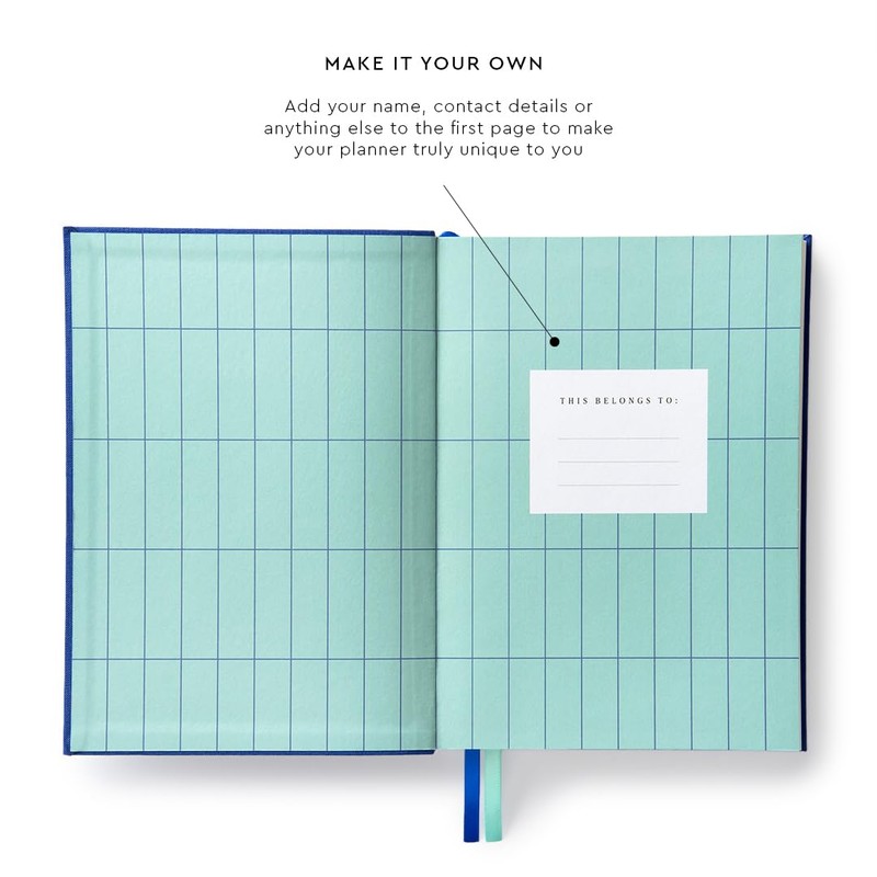 Undated Daily Planner Notebook | To Do Lists Hourly Schedule