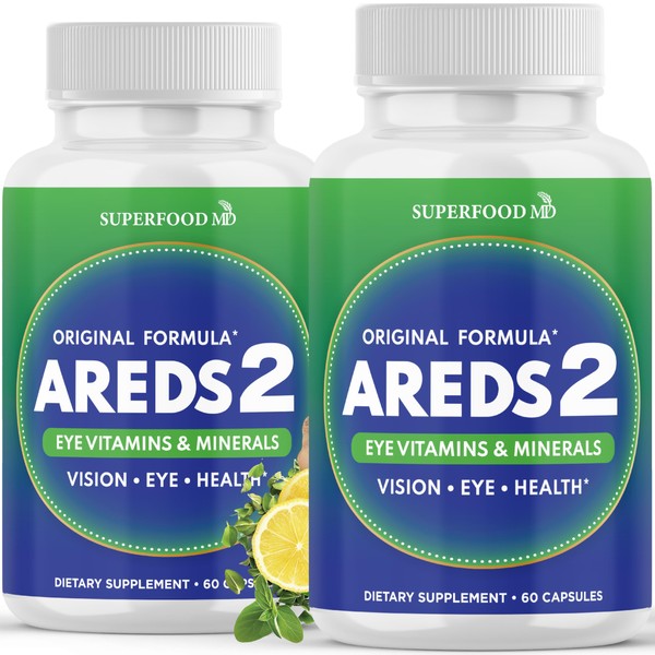 AREDS 2 Eye Vitamin & Mineral Supplement, Contains Lutein, Vitamin