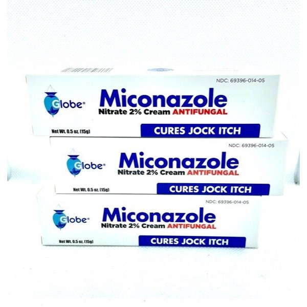 Miconazole Nitrate 2 % cream Antifungal ( 3 Pack )