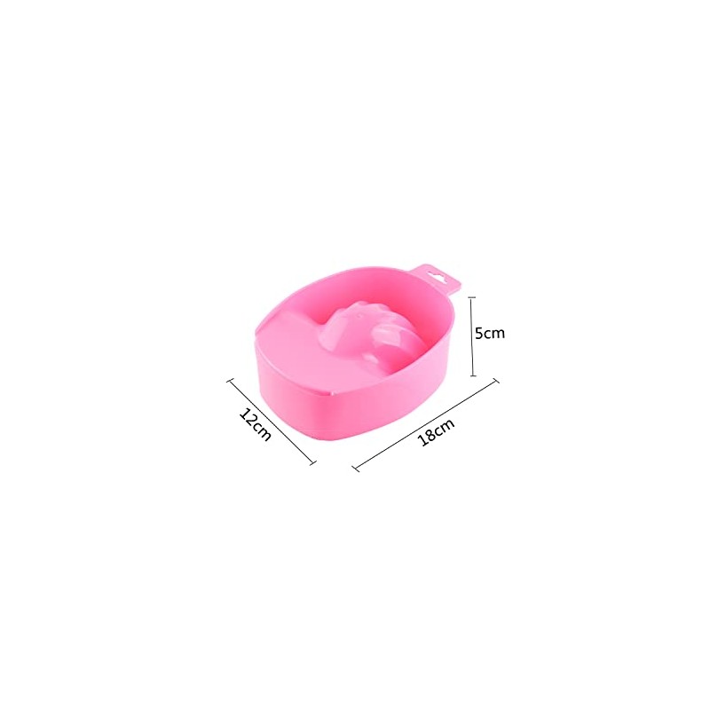 2 Pack Nail Soaking Bowl Set Heat-Resistant Gel Polish Remover
