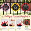 MotiMind 3 Pcs Outdoor Chalkboard for Kids, Sunflower Garden Decor