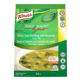 Knorr Soup du jour Italian Style Wedding with Meatballs soup mix, 515g/18.2 oz.