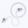 Eargasm White Connector Cord for Earplugs - Protect Earplugs with