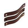 Brute Strength - Leather Handles for Furniture - Brown -