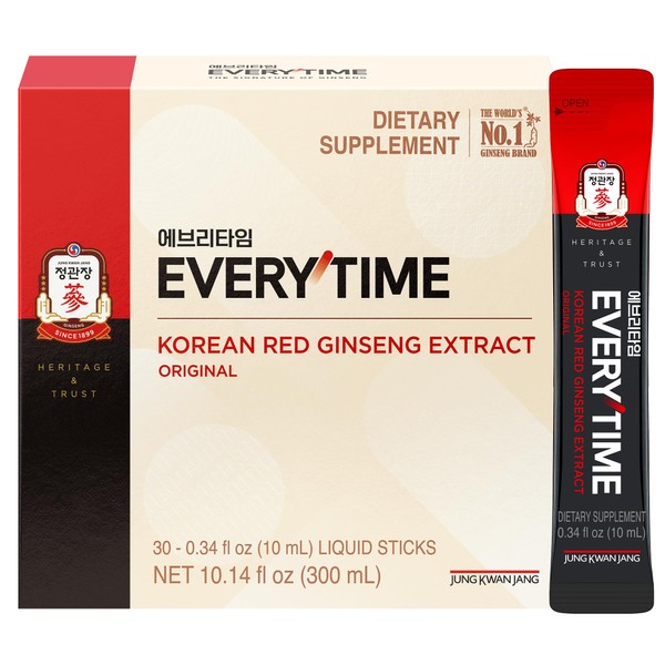 JUNG KWAN JANG Everytime Korean Red Ginseng Extract Stick 3,000mg