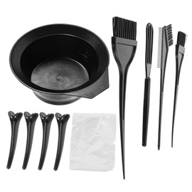 Baluue Hair Dyeing Tool Set 10pc Hair Coloring Kit Practical Material Stable Easy to Use