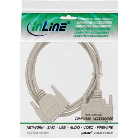 InLine® 11112M Serial Cable 25-Pin Male/Male Moulded 1:1 Assigned 2 m