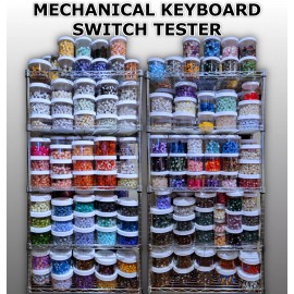 Kailh, JWK, Gateron, Outemu Mechanical Keyboard Switch Tester - 20 RANDOM TACTILE SWITCH SAMPLE PACK