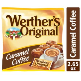 Werther's 100% ORIGINAL Werther's Original Hard Carmel Coffee Candy, 2.65 Oz Bags