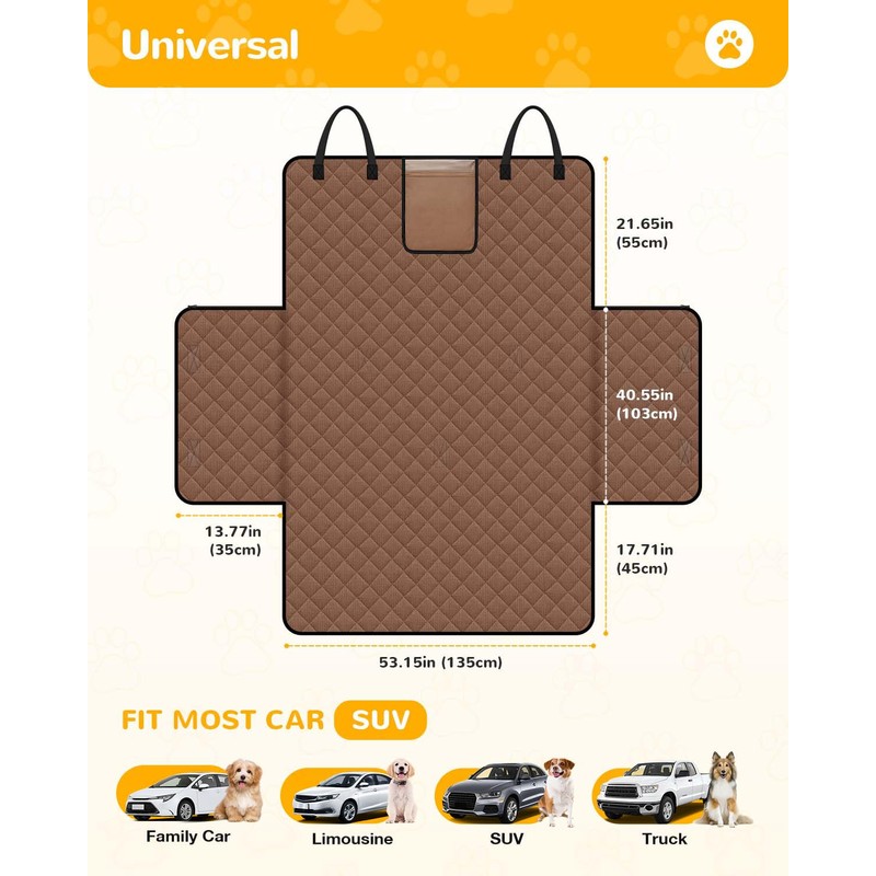Lekereise SUV Cargo Liner for Dogs - 53.15 * 78.74