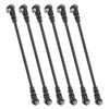 6PCS Guitar Effect Pedal Cables 6.35mm Elbow Right Angle Connector