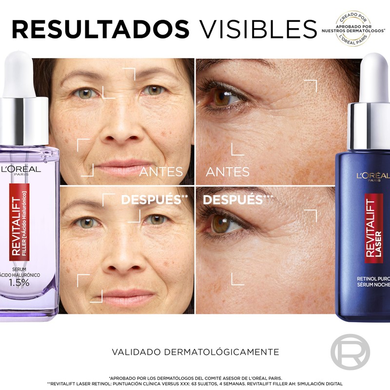 L'Oréal Paris Routine Day and Night Serum Filler and Laser