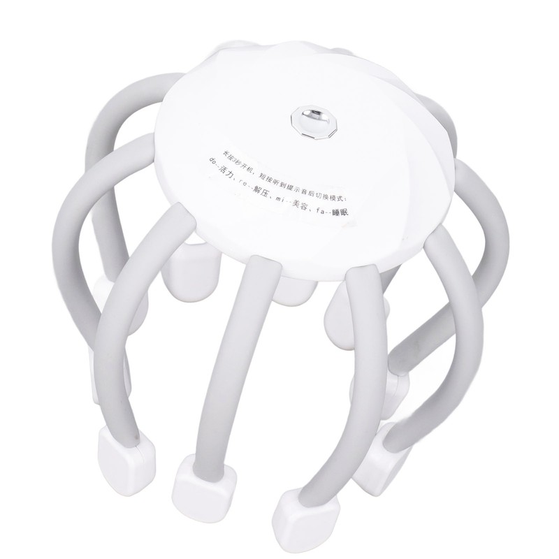 Electric Claw Head Massager with Heating 4 Modes Red LED