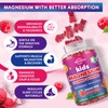 2 Pack Kids Magnesium Gummies, Magnesium Glycinate Gummies for Kids