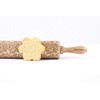 Rolling Pin Embossed with FOLK DECORATIVE Pattern for Baking Engraved