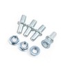 INFINAUTO 4Pcs Silver Tone Motorcycle Rear Driven Sprocket Screw Bolts