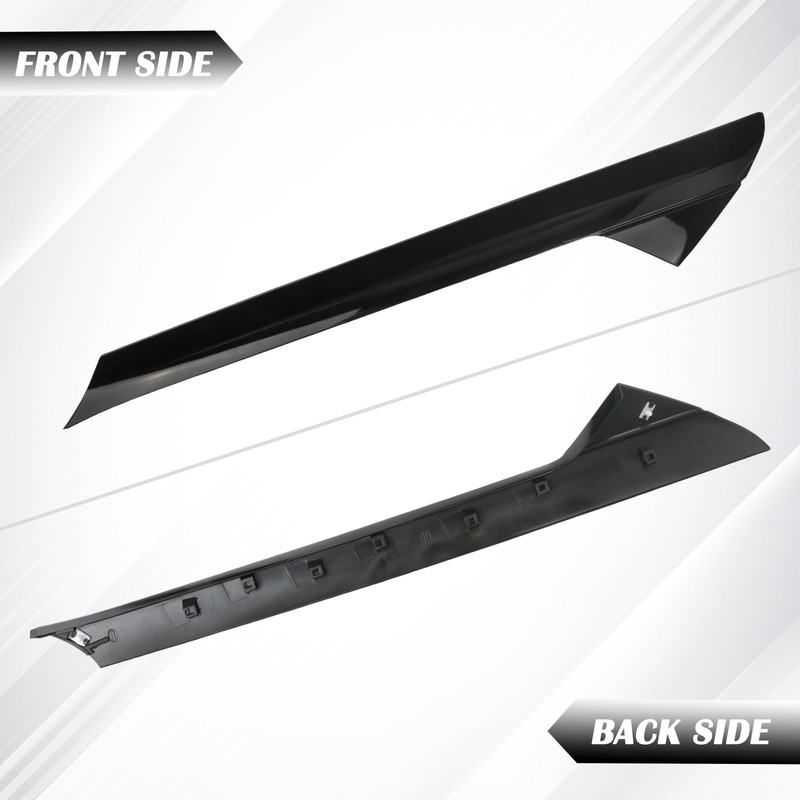 Windshield Outer A-Pillar Trim Molding Kit | Compatible with 2011-2019