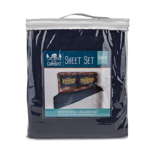 Camco Life is Better at The Campsite Bed Sheet Set