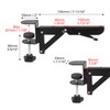 QWORK® Set of 2 Desk Extension Brackets with Table Mounting