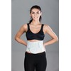 LOREY-LU10077 Breathable Back Support Elastic Mesh, silver, xx-large