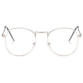 Fuisetaea Metal Frame Bifocal Reading Glasses +2.00 Men Women Retro Bifocal Readers Glasses