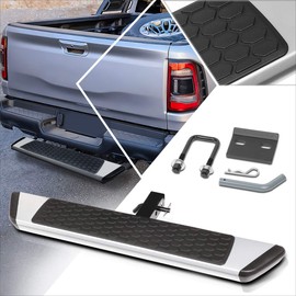 Aluminum Trailer Towing Hitch Step Fits 2 Inch Receiver,Rear Bumper Guard | 36"W X 5.5"L (Silver)
