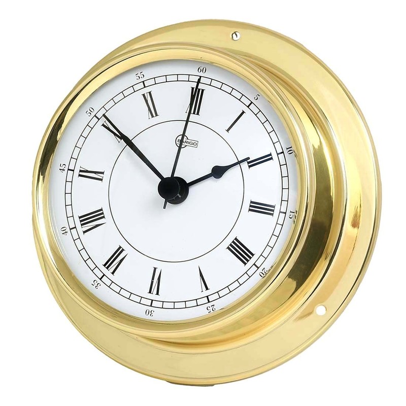 Barigo Tempo Clock brass