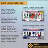 Sign Destination Metal License Plate Frame U.S. Veteran 82Nd Airborne