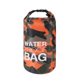 HZACHYX Outdoor waterproof bag, waterproof bucket bag, single shoulder and double shoulder drift bag, swimming float bag, drying bag (tangerine, 10L)