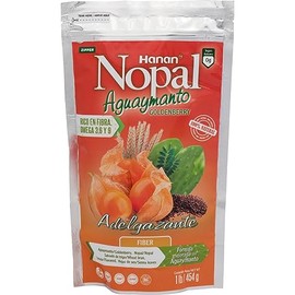 Nopal Mix GOLDENBERRY (Aguaymanto) | 100% Natural High Fiber Blend | 1lb (454g) |Detox, Improved Digestion and Increased Energy