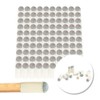 100PCS Slip-on Pool Cue Tips Billiard Cue Ferrules Billiard Cue