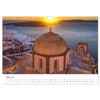 Santorini Fira & Firostefani (Wandkalender 2026 DIN A4 quer), CALVENDO
