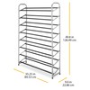 Whitmor 8 Tier Shoe Tower - 40 Pair - with