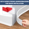 DSGL Flexible Baseboard Molding Trim, 4 in x 20 Ft