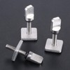 2pcs Stainless Steel Fin Screw Fin Screw Plate Set Nut