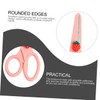 COHEALI 2sets Sturdy Craft Scissors Safe Student Scissors Paper Cutting