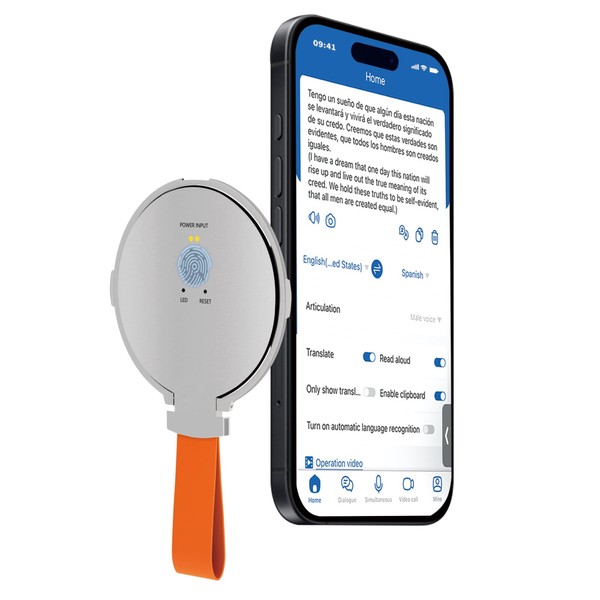 Language Translator Device for All Languages, Pocket AI Real Time