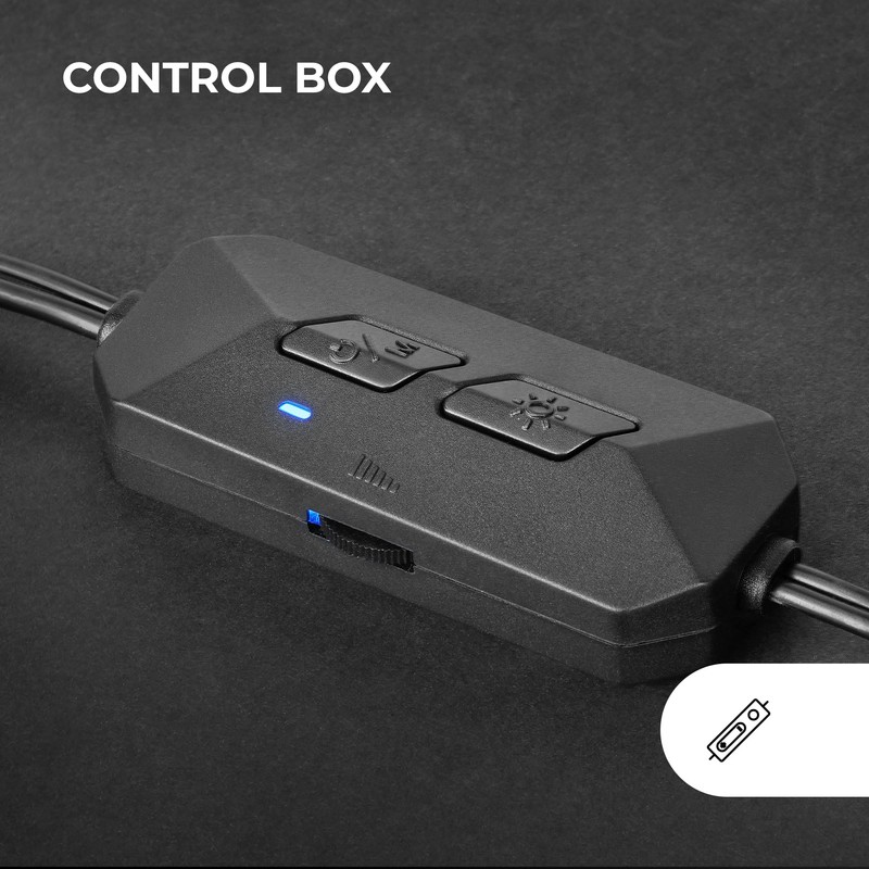 Mars Gaming MS-OM, 20W Gaming Speaker, Dynamic RGB Lighting, Bluetooth