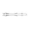 8 Flight Clear Spin Shafts Moulded Flight System-Medium 33mm