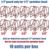 Happy Tree (10 Pack) 1/2" IPS Fire Sprinkler Head Guard
