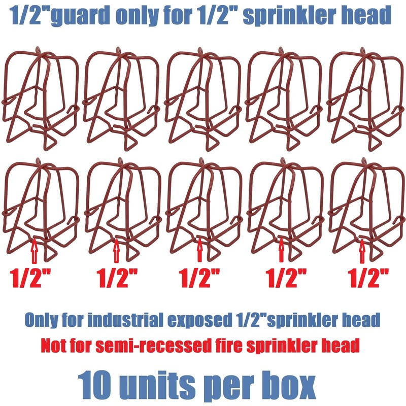 Happy Tree (10 Pack) 1/2" IPS Fire Sprinkler Head Guard