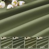KangBang Green Pinch Pleated Curtains 84 Inches Long for Bedroom,