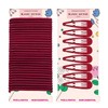 Basic Sense 38pcs School Hair Set: Snap Clips & Elastics
