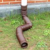 Srliya Rain Gutter Downspout Extension Flexible PE Extendable Drain Away